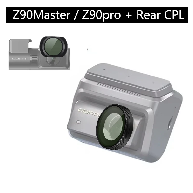 for DDPAI Z90Master / Z90pro Lens Dust Protection Anti Glare CPL Filter for DDPAI Rear Camera CPL Filter