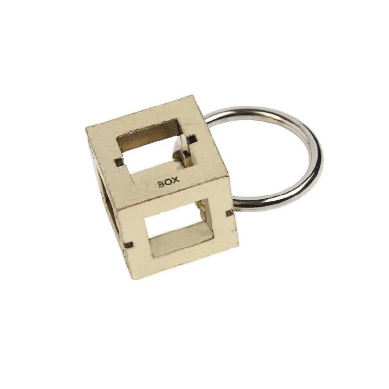 Classic Metal Box Brain Teasers Mind Lock Puzzle Game