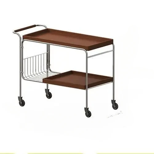 Utility Hotel Trolleys Mobile Wheel cart Living Room Spice Coffee Tables Drinks Bar Kitchen Low Furniture