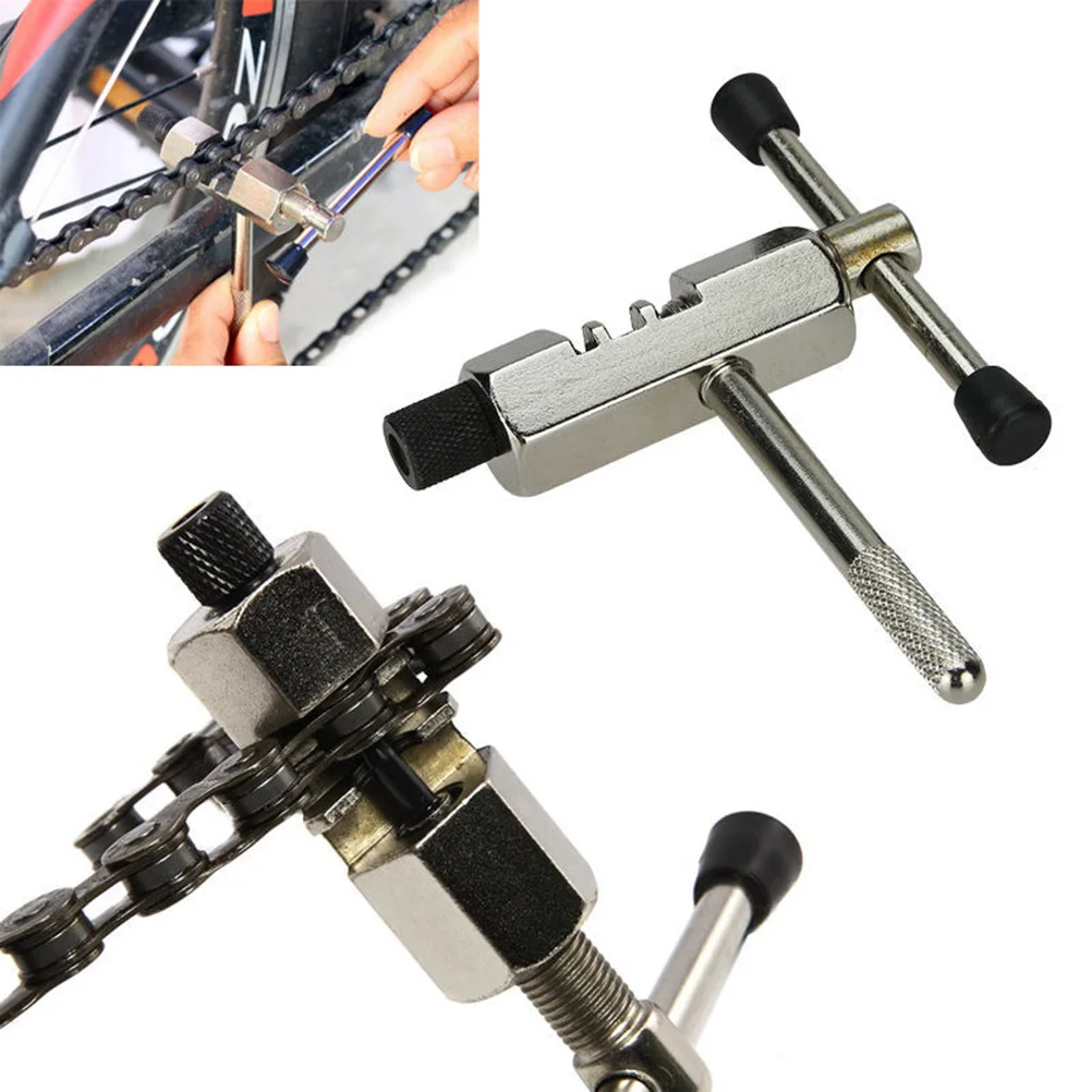 

Powerful Bike Chain Breaker Tool Chain Removal Repair For Road Mountain Durable Strong Easy Carry Reassembly Fast Accurate Stiff