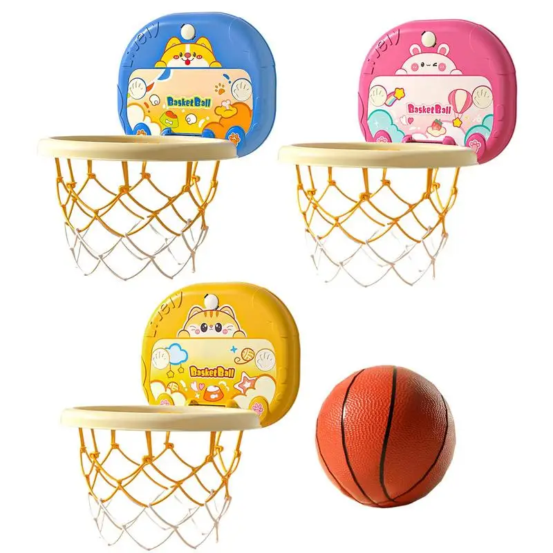 

Indoor Basketball Hoop For Toddler Folding Portable Basketball Goal Toys Active Fun Silent Toy Basketball Products