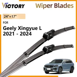 For Geely Xingyue L KX11 Monjaro 2021 - 2024 2023 2022 Accessories Car Front Wiper Blades Windshield Windscreen Window Brushes