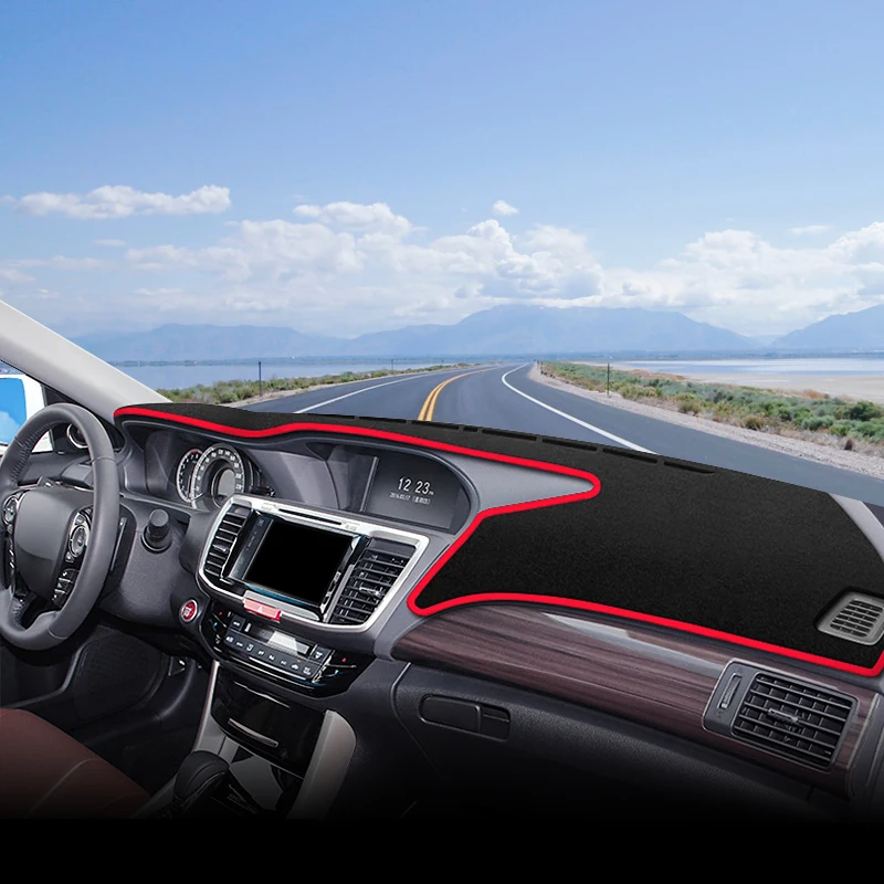 

ABAIWAI For Honda Accord 9th 2013 2014 2015 2016 2017 9 Car Dashboard Sun Shade Cover Instrument Desk Non-slip Pad Parts