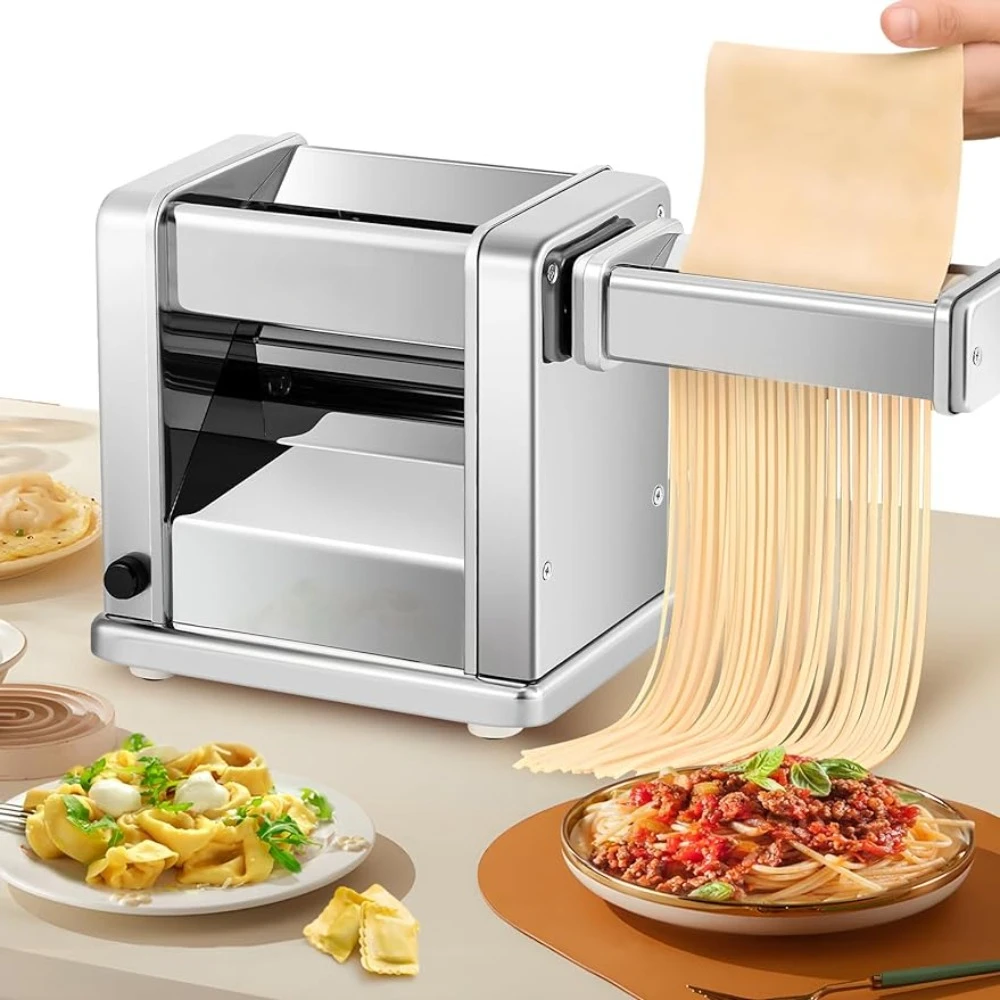 

Noodle Machine Household Manual Dough Laminator Homemade Pasta Making Machine Cutter Ramen Mixer Rolling Stretching Press Food