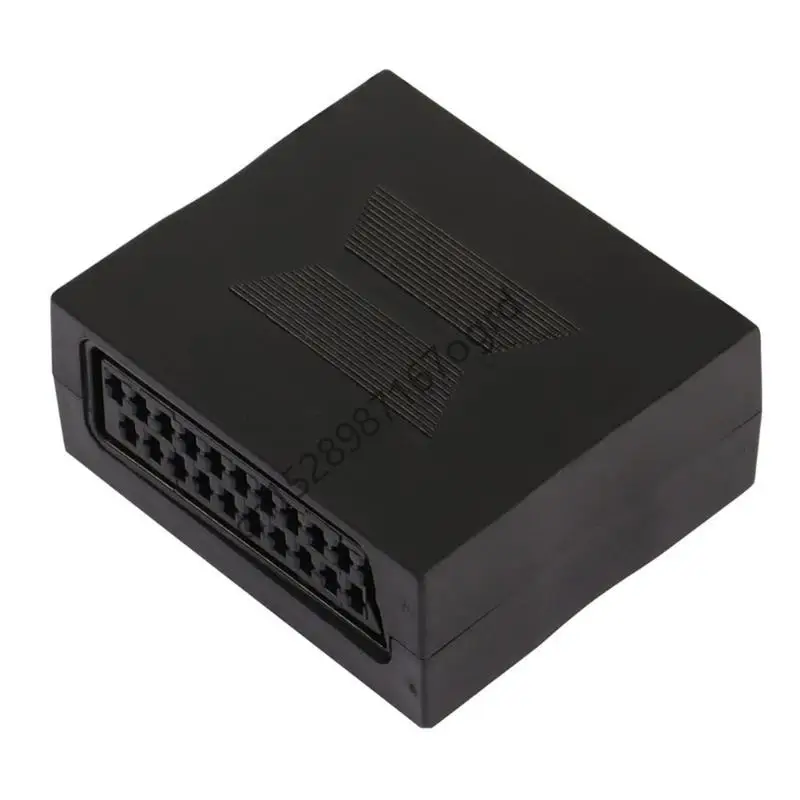 

21p Plug SCART Coupler Female to Female Connector Sockets Jointer Adapter for Seamless Device Linking 634A