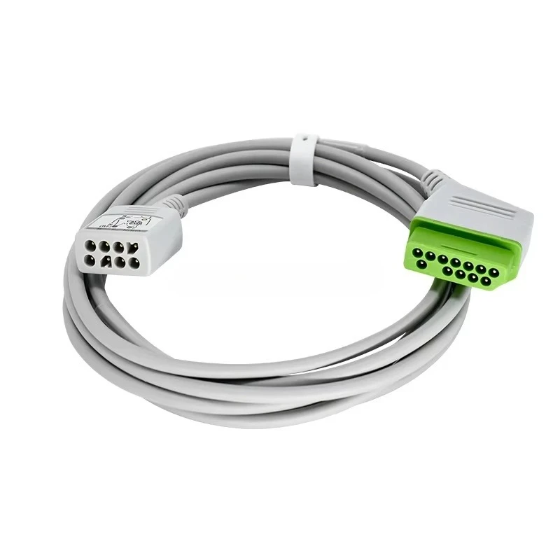 Compatible with Japanese Kohdens monitors ECG cable JC-906P ECG trunk cable 12-pin medical cable