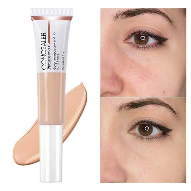 Palo Corrector de cobertura completa, maquillaje facial, acabado cremoso para debajo de los ojos, borrador de imperfecciones