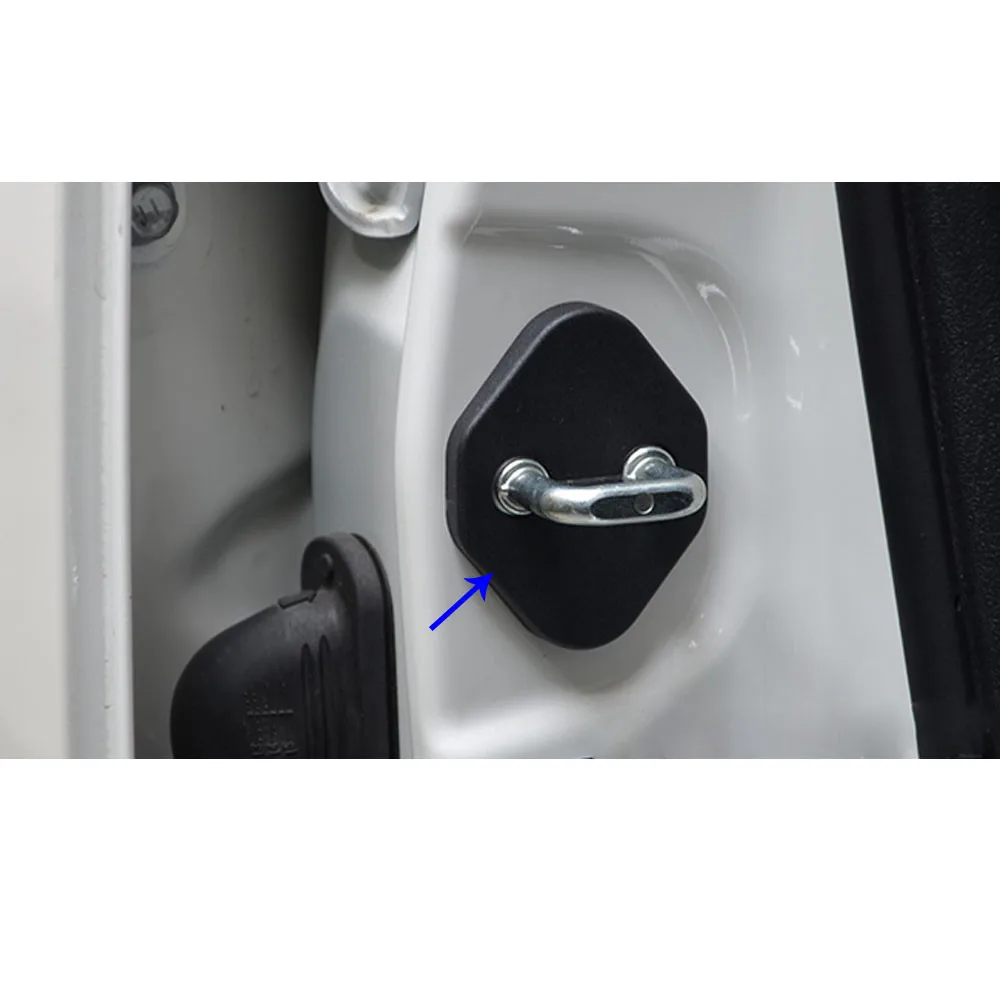 For Toyota Corolla Altis 2014 2015 2016 Car Styling Anti Rust Water Proof Door Lock Keys Key Protect Buckle Cover Molding 4pcs