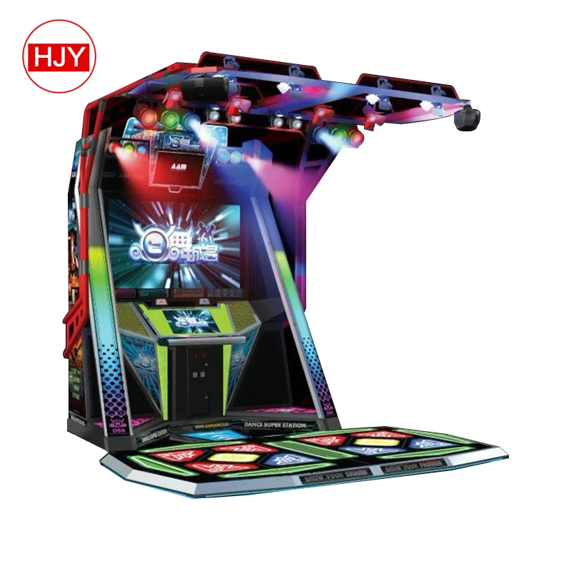 Music rhythm hit game arcade console