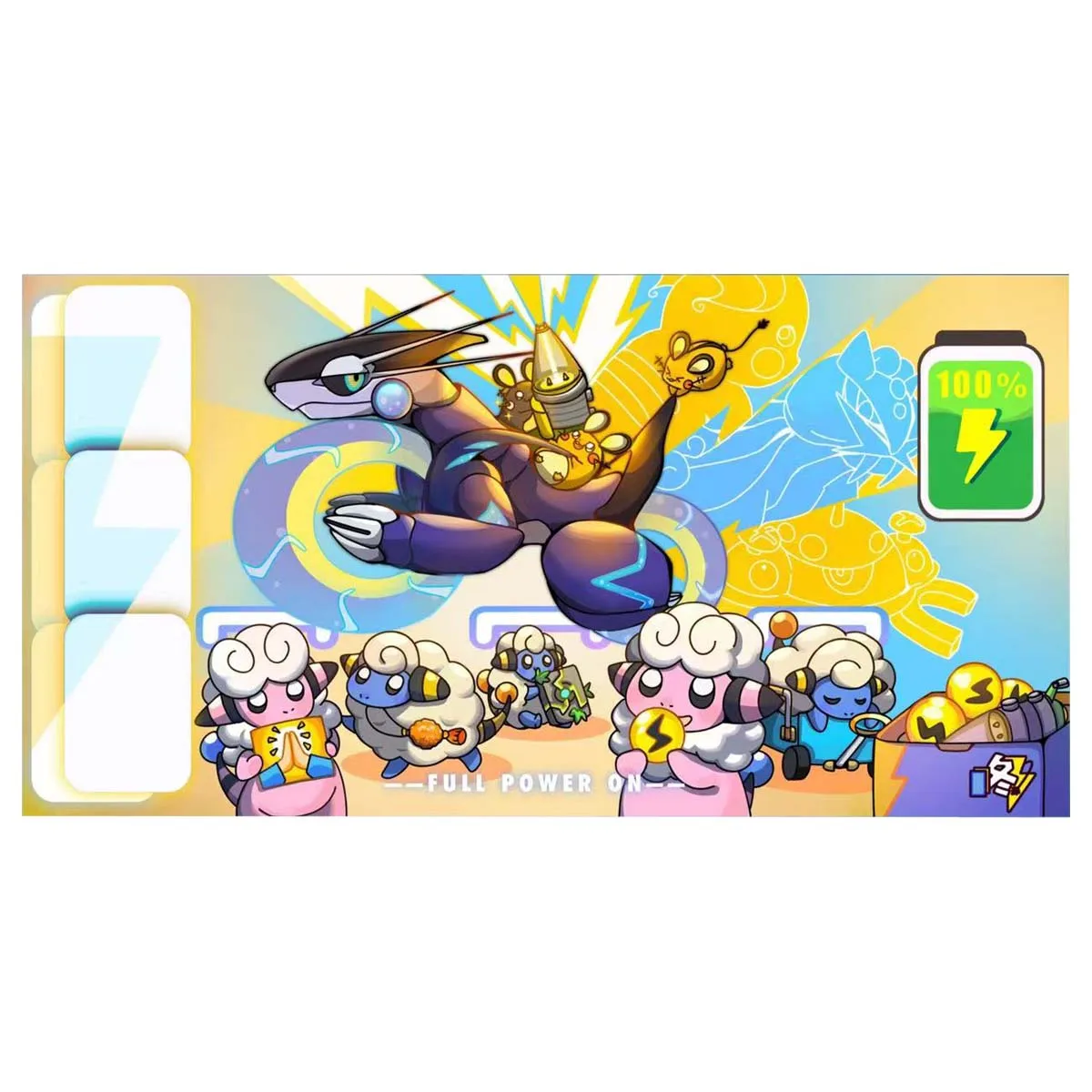 

600X350X3Mm Diy Ptcg Dedenne Card Battle Mat Ptcg Miraidon Single Player Board Game Card Battle Card Pad Аниме Карты Подарочные Игрушки