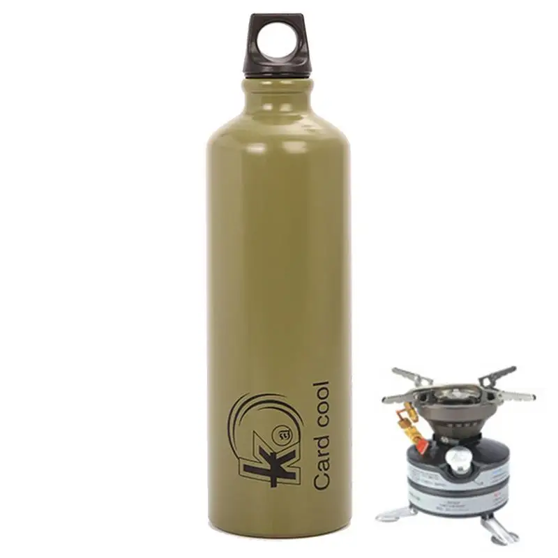 Alcohol Fuels Bottle 750ml Metal Liquid Fuels Container Fuels Additive Bottle Leakproof Fuels Tanks Bottle Oil Storage Can For