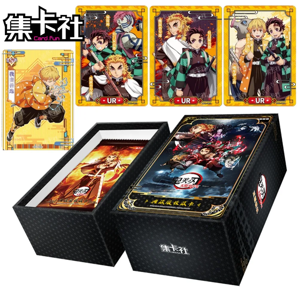 

New Original Card.fun Demon Slayer Collection Card Fans Favorite Anime Character Kamado Nezuko Agatsuma Zenitsu Limited Card Toy