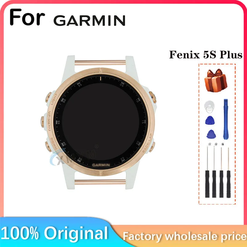 For Garmin Fenix 5S Plus brand new original LCD display screen parts replacement and repair