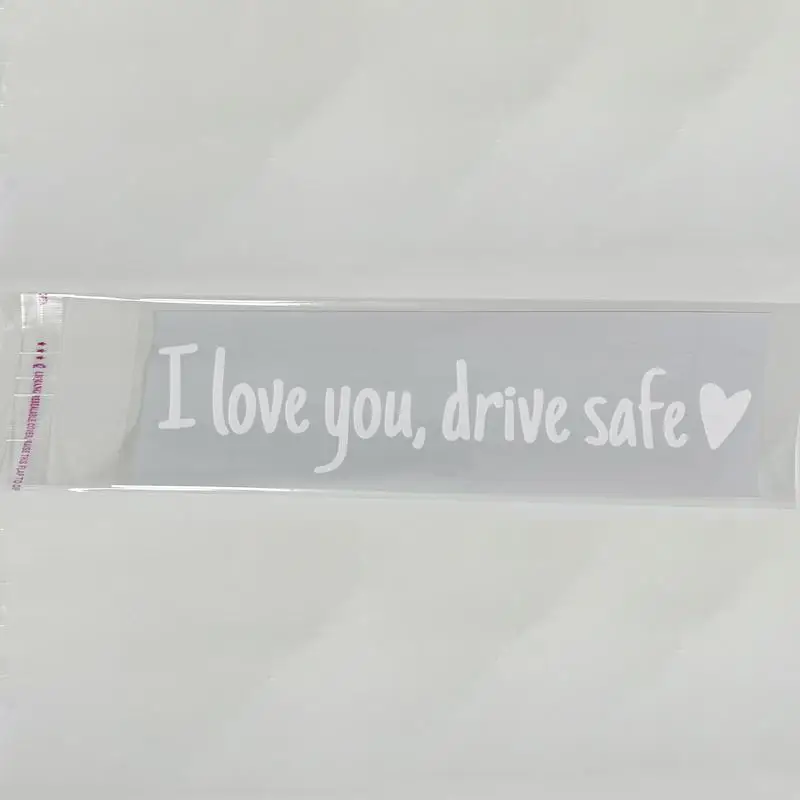 I Love You Drive Safe Decal I Love You Drive Safe Rear View Decal Waterproof Miniature Car Sticker Auto Decor For Girlfriend