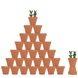 32 Pcs 2.2'' Terra Cotta Pots Pottery Planter Cactus Flower Pots Succulent Pot with Drainage Hole- Great for Plants,Crafts