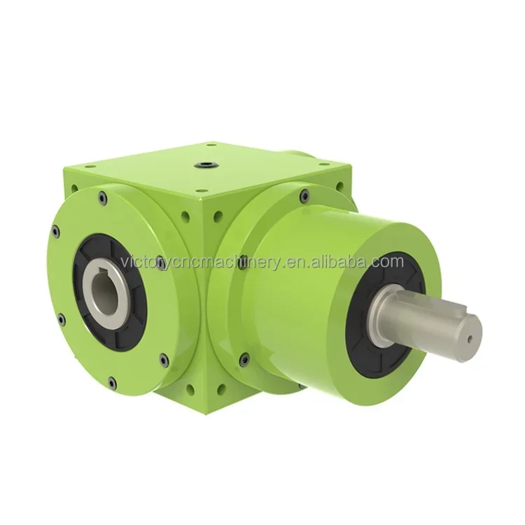 

90-Degree Right-angle Spiral Bevel Gear Commutator Spiral Bevel Gearbox Worm Gear Reducer for CNC Machine