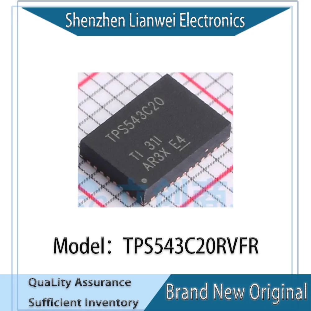 

100% New Original TPS543C20 TPS543C20RVFR IC Chipset LQFN-40