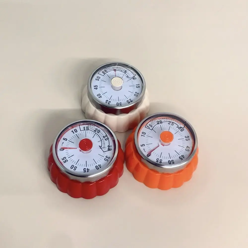 Magnetic Base Mechanical Kitchen Timer Visual Display Mechanical Operation Mechanical Manual Digital Timer No Battery Precision