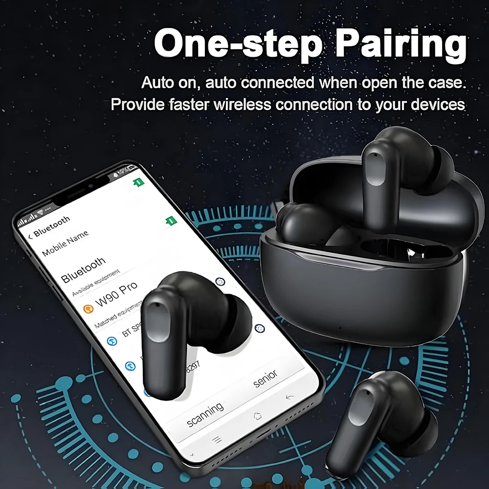 سماعات أذن ميوزيك كينج TWS Air Earphone Pods Buds سماعات أذن لاسلكية داخل الأذن Pro 2 لهاتف Apple Iphone Xiaomi Samsung Buds