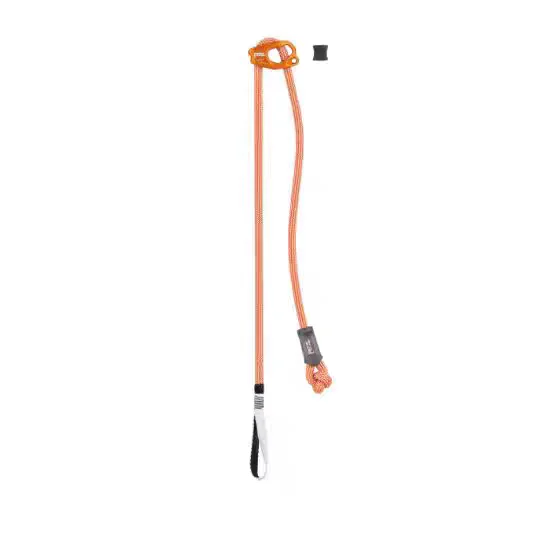 Cuerda de Escalada Petzl Ajustable de Doble Cabeza y Cabeza Única para Escalada en Roca, Descenso Rápido SRT, Exploración de ...