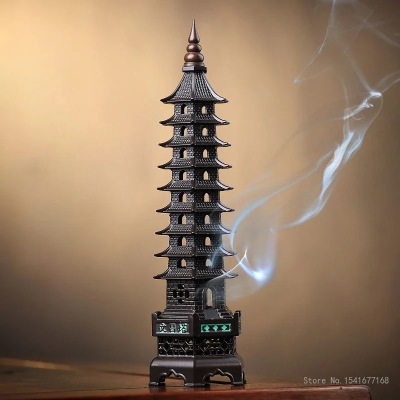 incense-burner-zinc-alloy-nine-story-tower-fragrance-stove-home-indoor-living-room-tea-ceremony-crafts-retro-zen-decorations-1pc