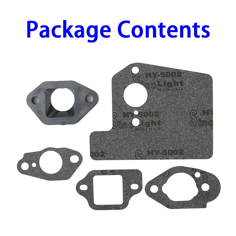 Carburetor Insulator Gasket Kit for GCV160 GCV190 GSV190, Air Guide & Muffler Gasket Set, Replacement 16211-ZL8-000 16221-883-80