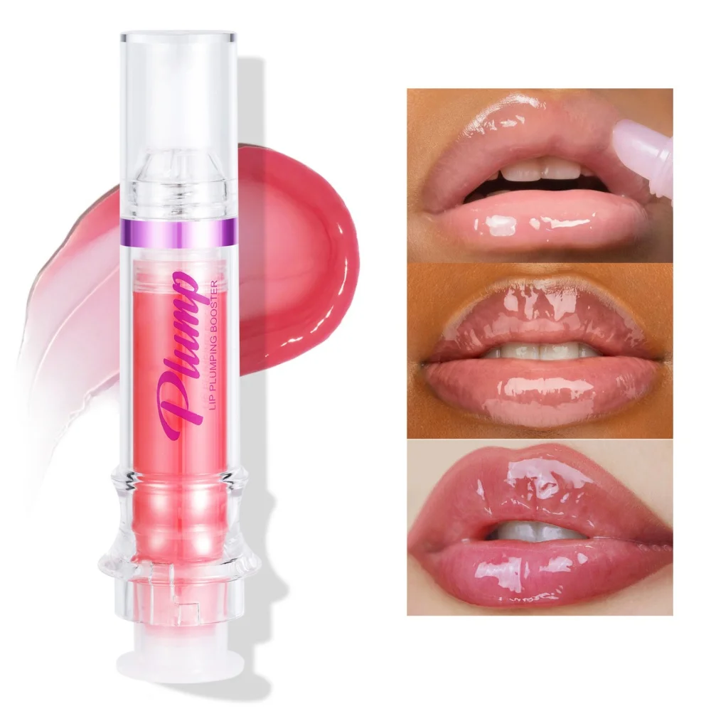 6 Colors Liquid Lipstick Plumping Booster Volumizing Lip Gloss Plumper Beauty Health Maquiagem Nourishing Hydrate Makeup