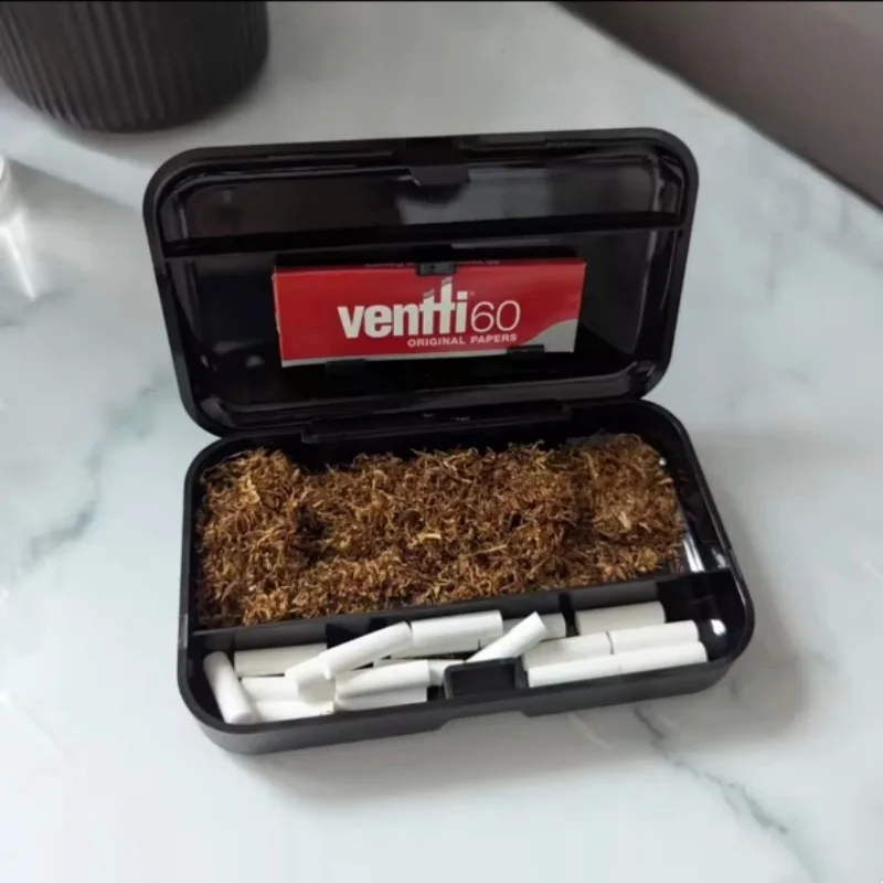 EVIL المحمولة التدخين الأنابيب علبة السجائر 110*75 مللي متر كبير البلاستيك ترطيب السيجار الجاف عشب صندوق التبغ اكسسوارات التدخين