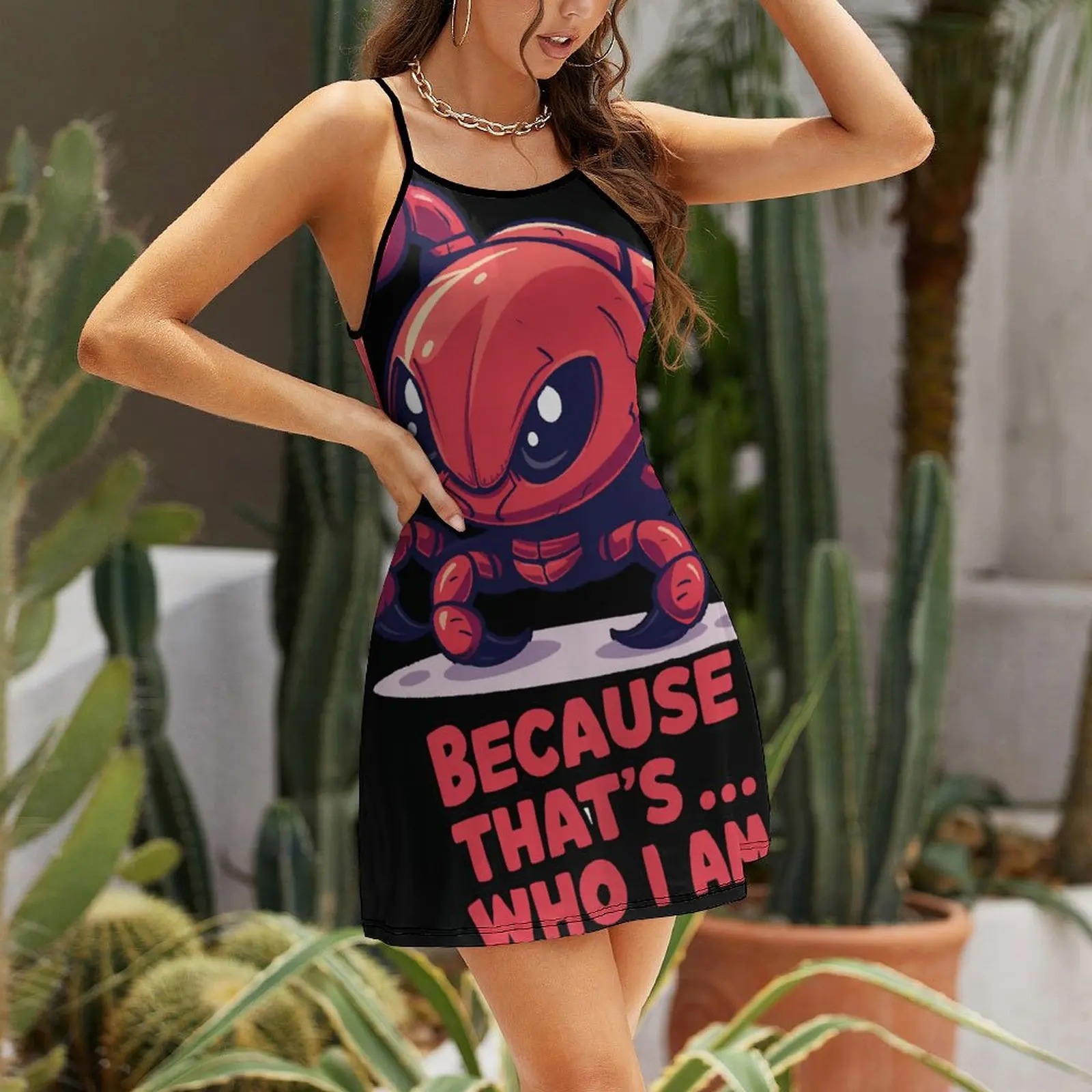 Exotic Woman's Clothing Dresses Scorpion Identity For Sale  Women's Sling Dress Cute  Parties Funny Novelty