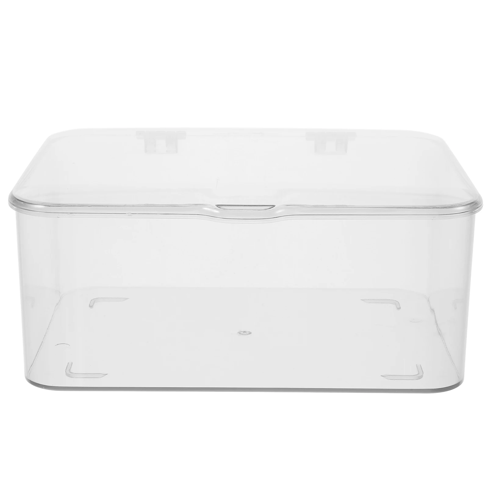 

Transparent PP Desk Organizer Storage Boxes for Phone Stamps Miscellaneous Items Containers Clear Plastic Drawer Box