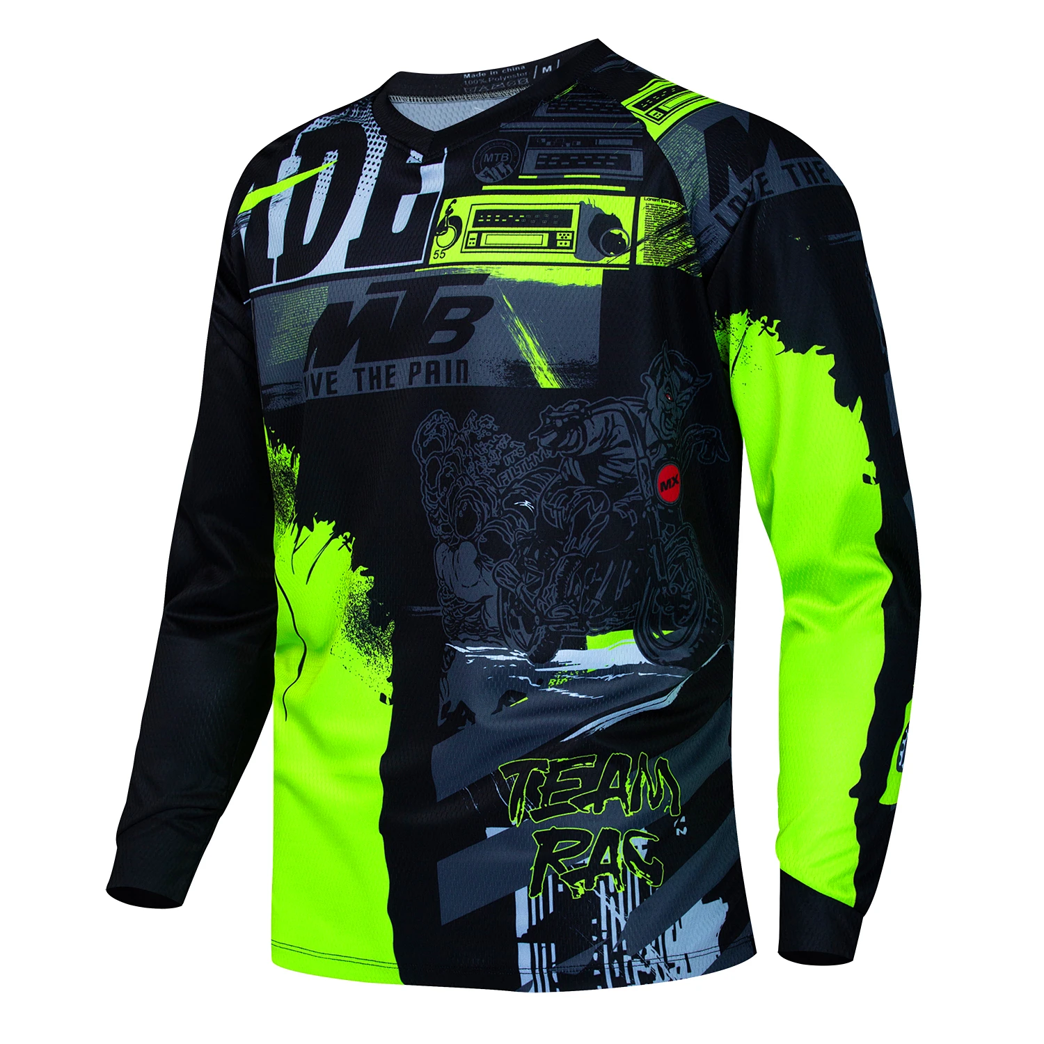 Motocross Shirt Long Sleeve Downhill Jersey Off-Road Bicycle Racing T-Shirt Quick Dry Cycling Enduro Polera Mtb Racing Jersey