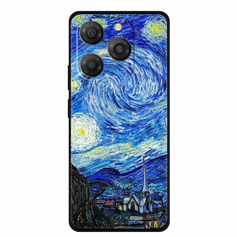 حافظة مزخرفة ثلاثية الأبعاد لهاتف Blackview Shark 9 حافظات هاتف الإغاثة الزهور سيليكون لينة الغطاء الخلفي Coque ل Blackview Shark 9 حافظة Shark9