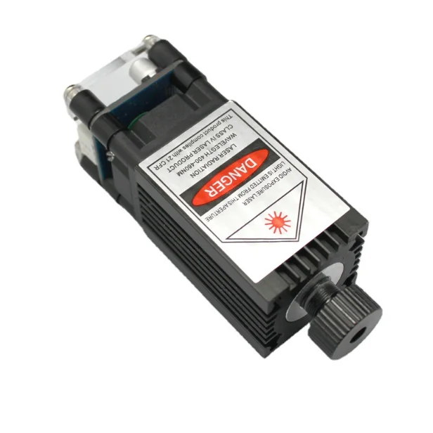 البعد البؤري القابل للتعديل 450 نانومتر 3.5 وات وحدة النقش والقطع بالليزر على الضوء الأزرق