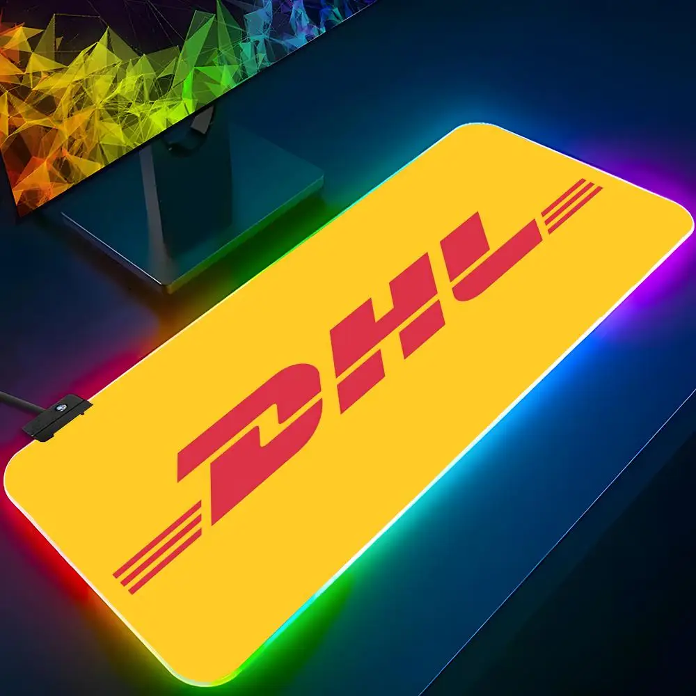

Express Label Dhl Mouse Pad RGB Backlit Mouse Pad Laptop Mouse Pad Laptop Gamer Computer Desk Gaming Accessories