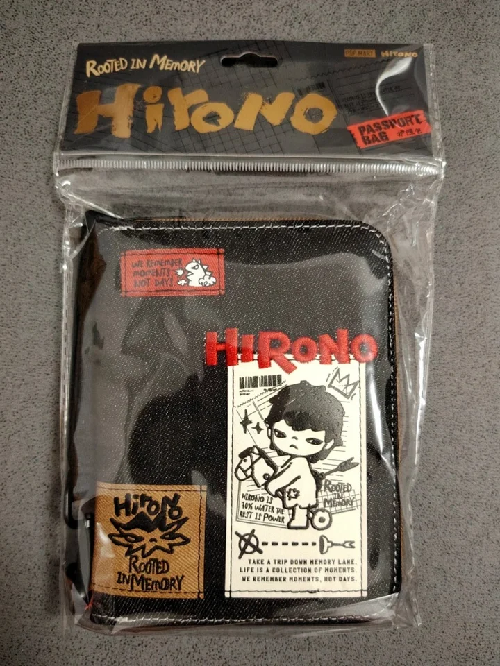Authenti POP MART Hirono Echo Serise Passport Cover Trendy And