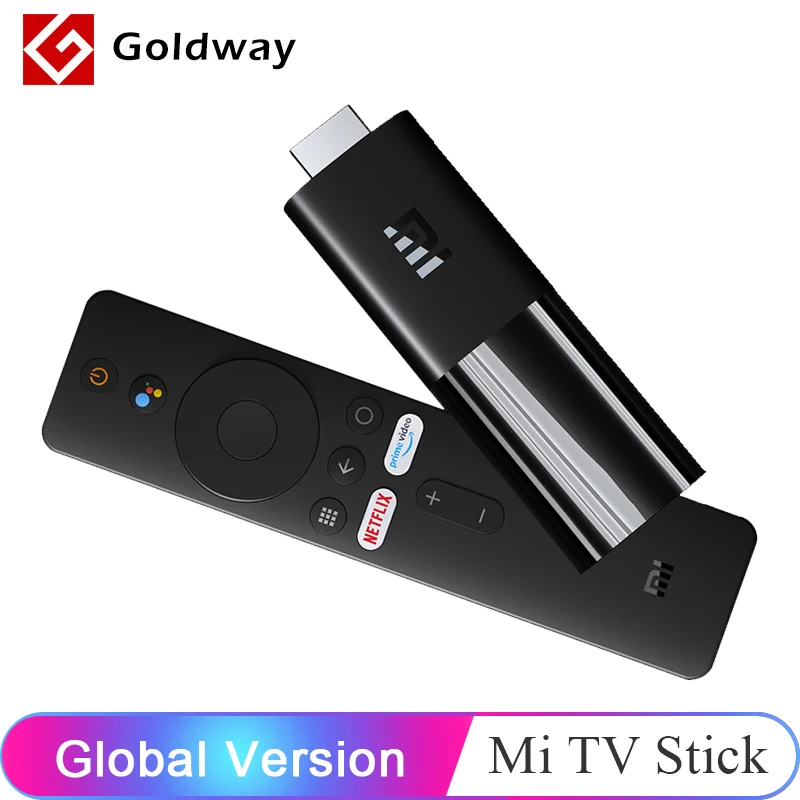 Global Version Xiaomi Mi TV Stick 1GB RAM 8GB ROM Android TV 9.0 Smart 1080P Google Assistant Bluetooth 4.2 Mini TV Dongle Wifi