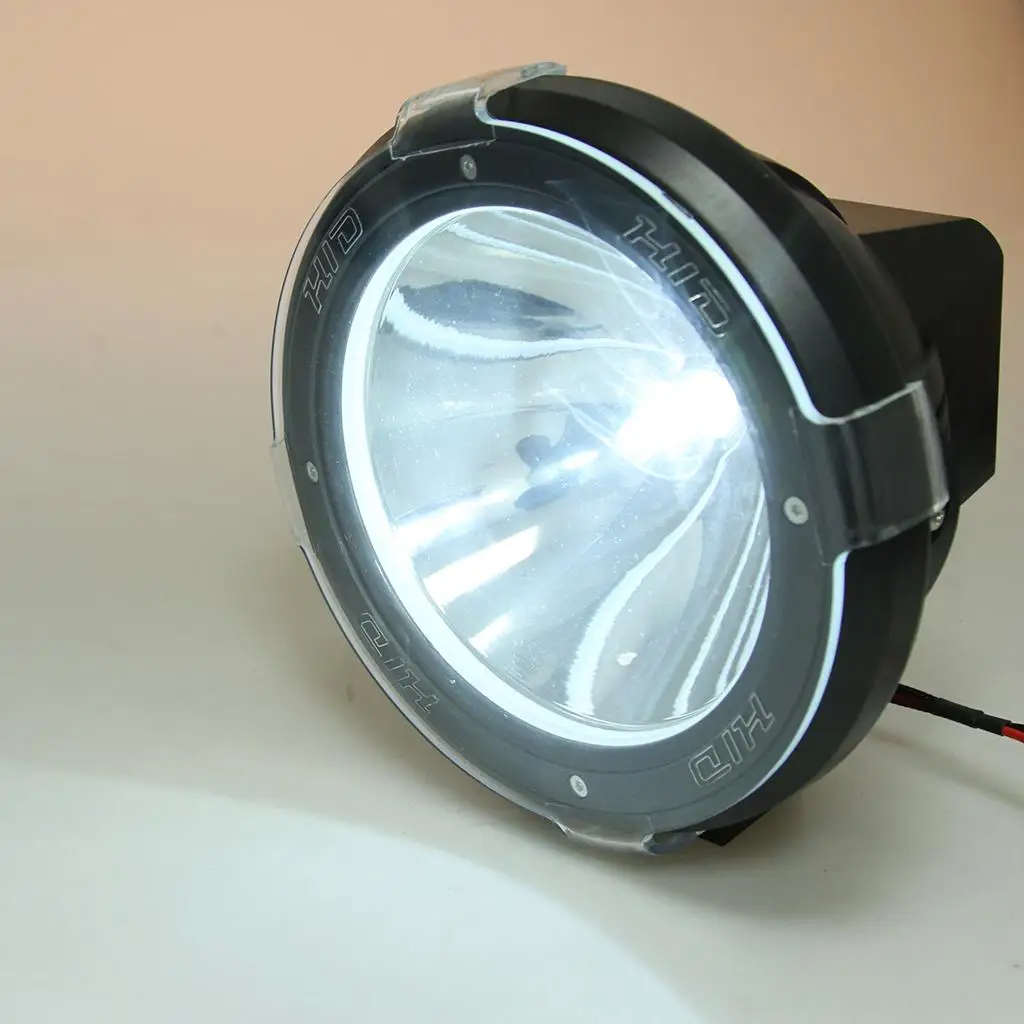 7 ''100W 12V HID زينون شاحنة الفيضانات ضوء العمل SUV الضباب القيادة الضوء الأسود #3