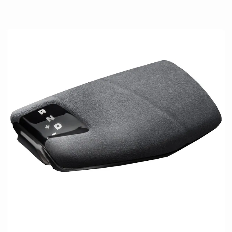 Car Interior Suede Leather Cover Gear Shift Collar Wrap for CHANGAN UNI-V 2021 2022 2023 2024