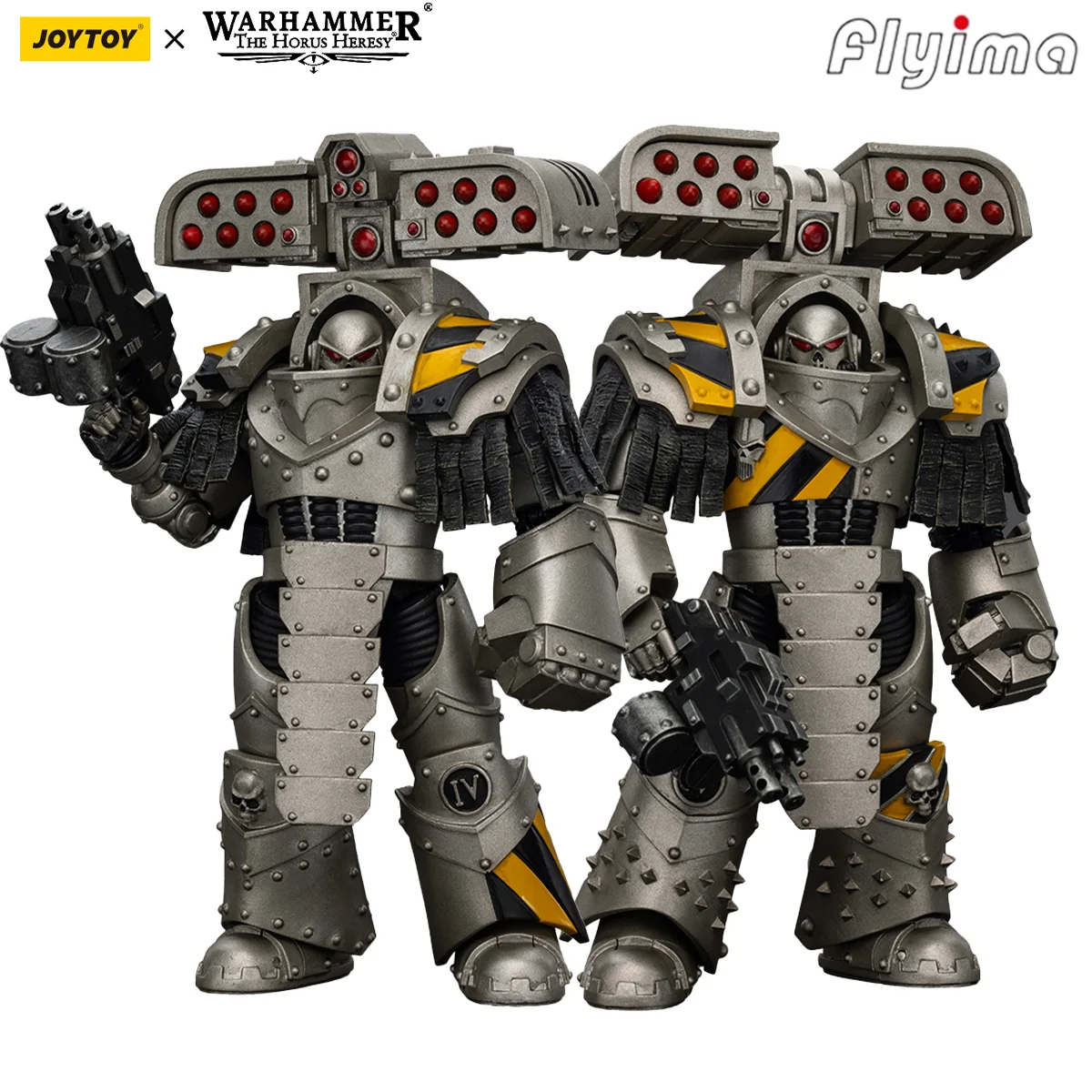 JOYTOY Warhammer 30K 1/18 Actiefiguren lron Warriors Tyrant Siege Terminator 2PCS Anime Militaire Model