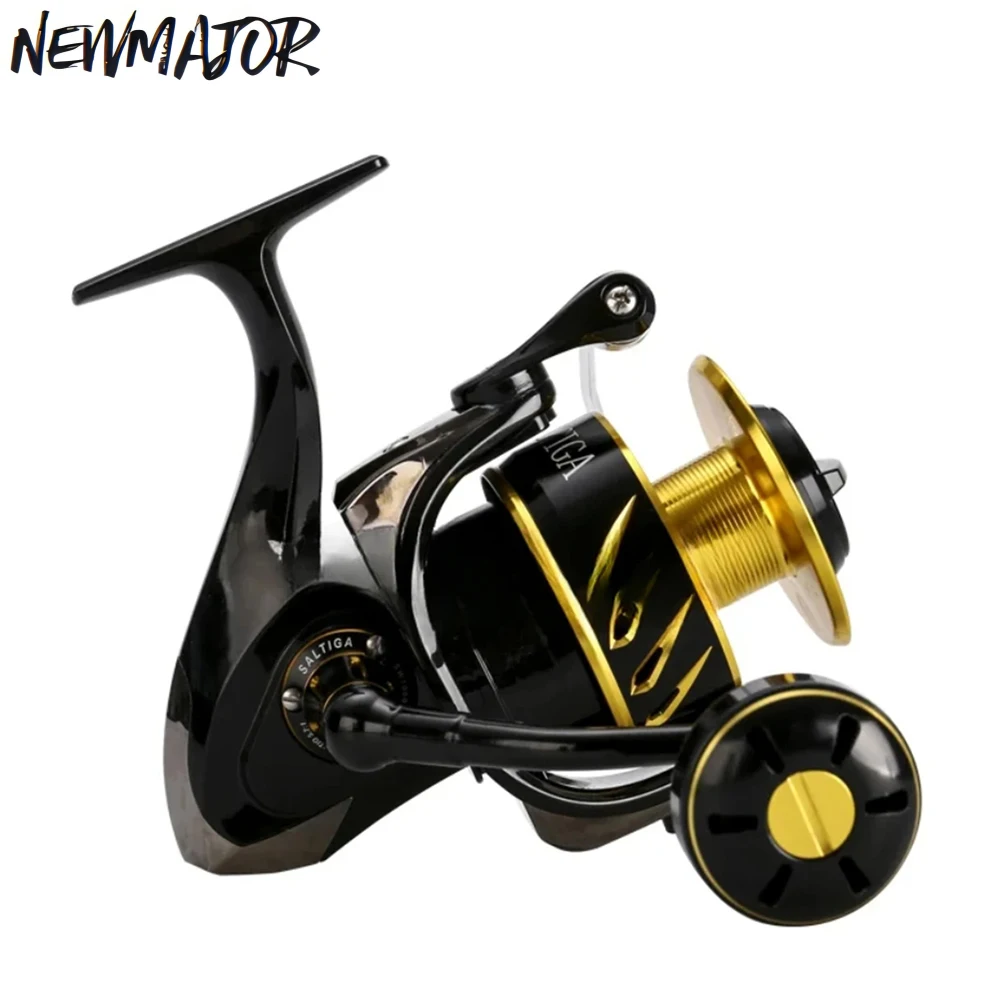 Madmouse SW10000 SW14000 Saltiga 35Kgs Drag Power with 12BB Sea Fishing Reel Spinning  Alloy for Seawater