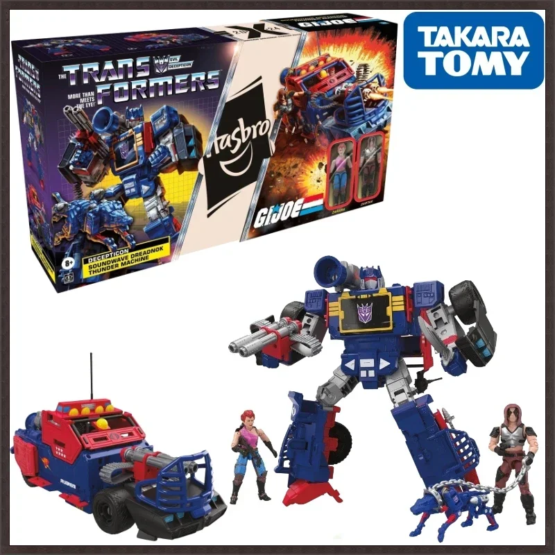 Auf Lager Takara Tomy Transformers G Series Linkage Thunderbolt Chariot & Zatan & Zatanna Figur Modell Anime Action Deformation