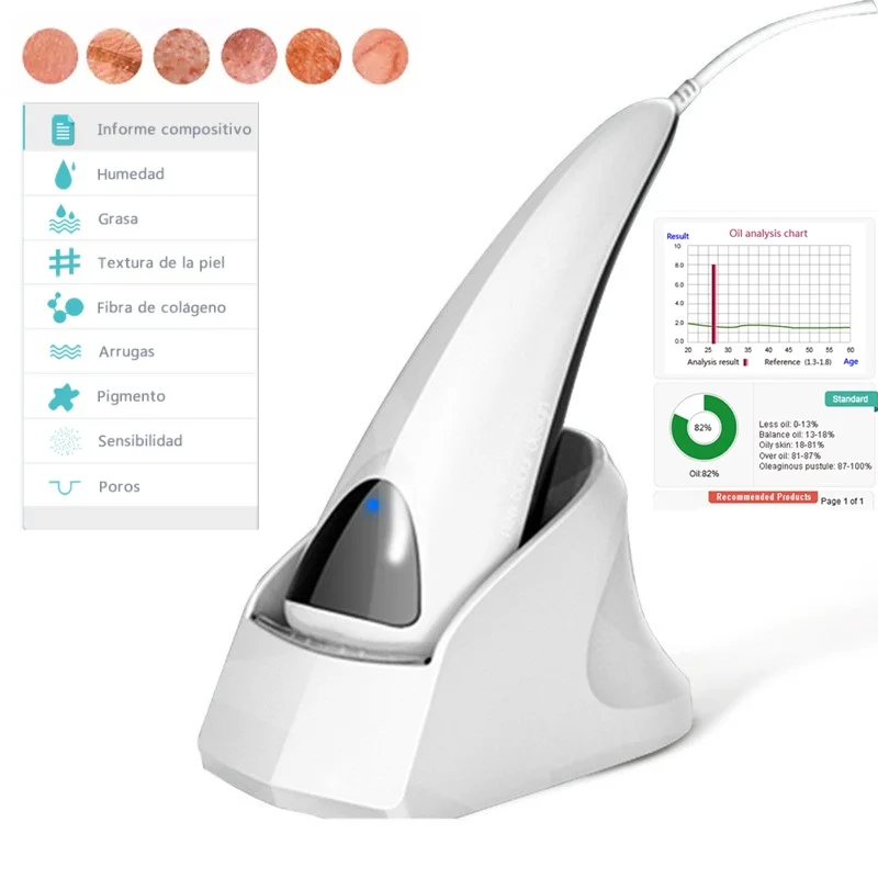 Hot Selling Portable USB HD Digital Detection of Skin Problems Facial skin analyzer