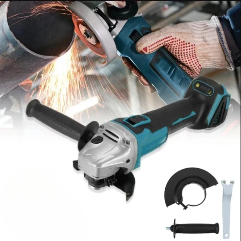 125mm Angle Grinder for Makita Battery DIY Cutting Grinder Machine Brushless Cordless Angle Grinder Grind Power Tool(NO Battery)