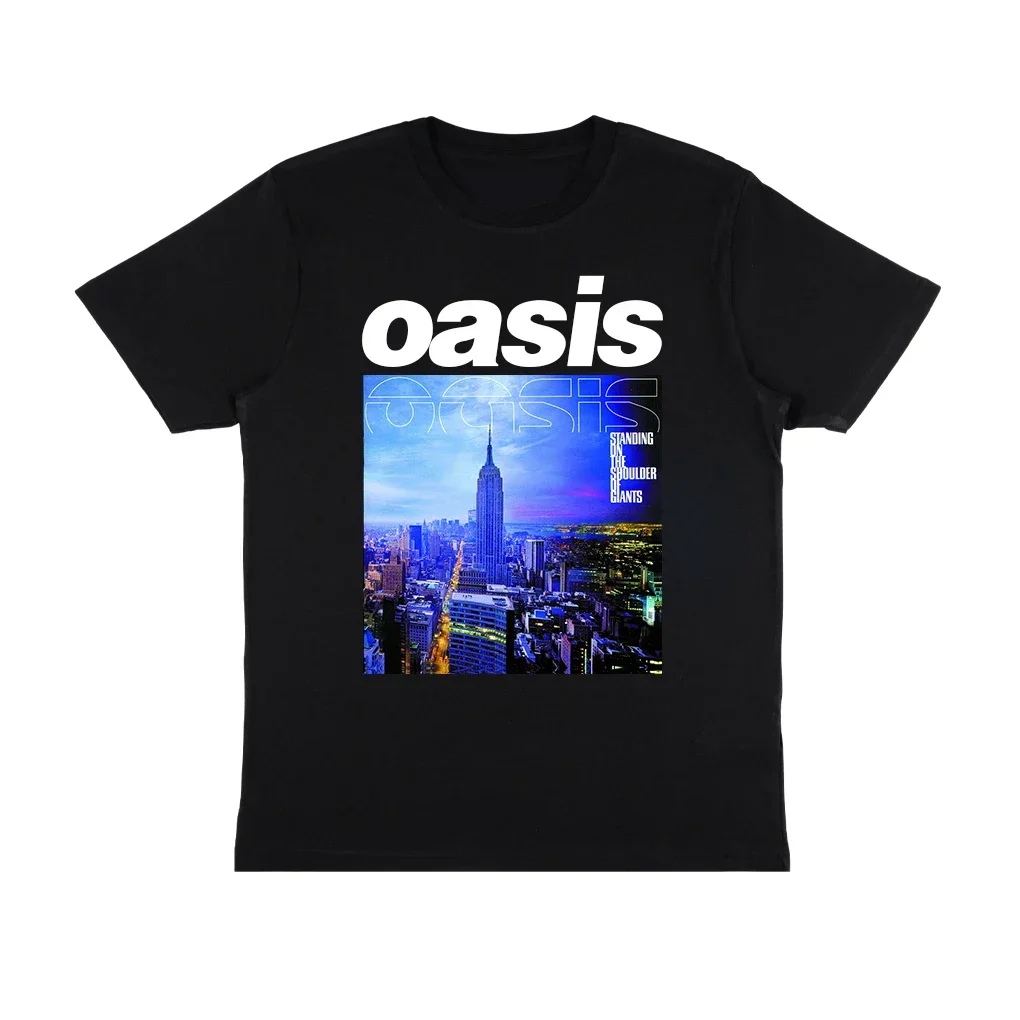 

Fashion Summer New T-shirt Men's Summer Cotton Casual O-neck Short-sleeved Women's Street Wear Oversized Rock Print T-shirt Top