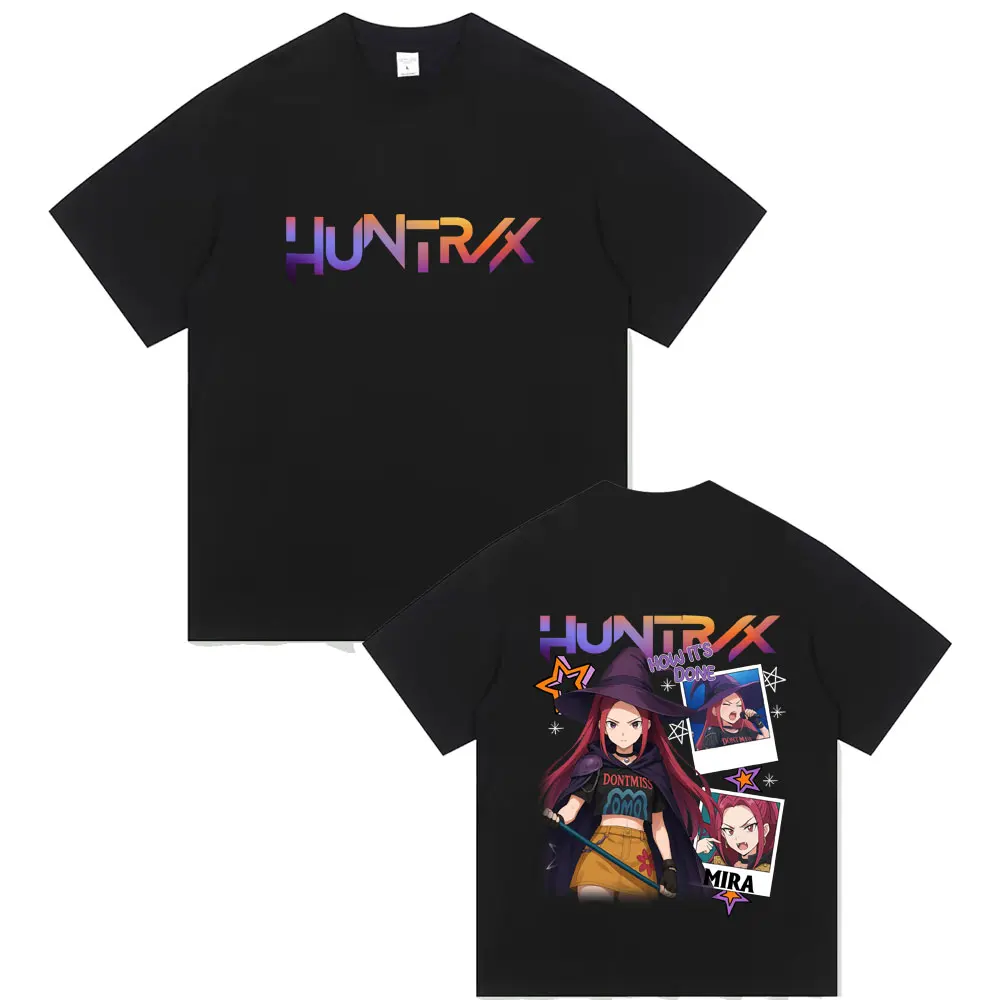 

Kpop Demon Hunters Mira Graphic T-shirt Men Women Christmas Halloween Style T Shrts Male Fashion Oversized Crewneck Tshirt Tops