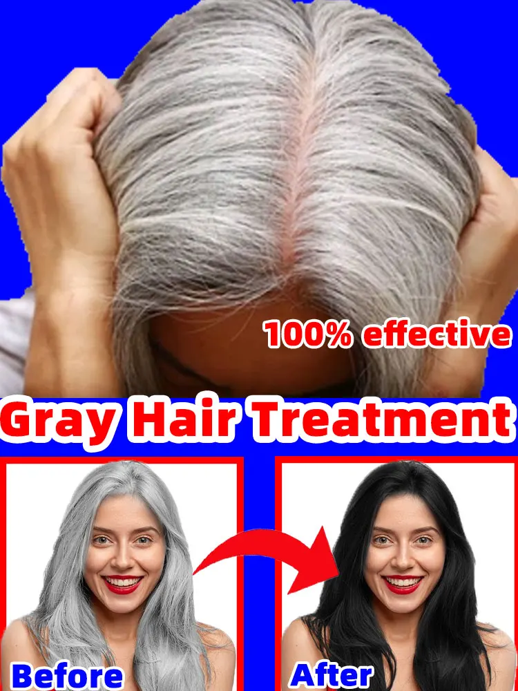 Anti Gray Hair Serum Remedy White Darkening