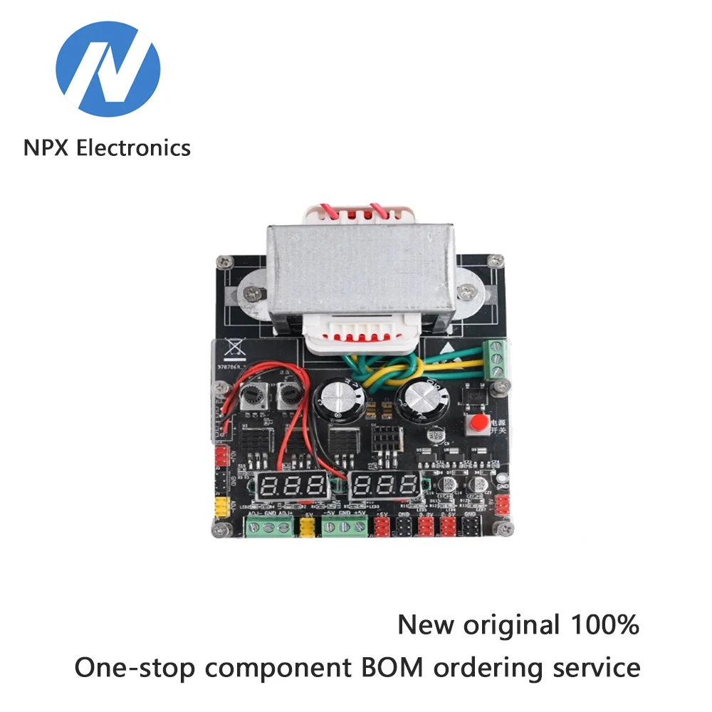 

Multi-path linear DC voltage regulation power module with adjustable outputs of 1.8V, 2.5V, 3.3V, ±5V, and ±12V