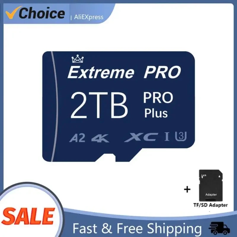 Memory Card 128GB SD Card 512GB Micro TF SD Card 256GB 1TB 2TB TF Flash Card For Nintendo Switch Phone With Adapter