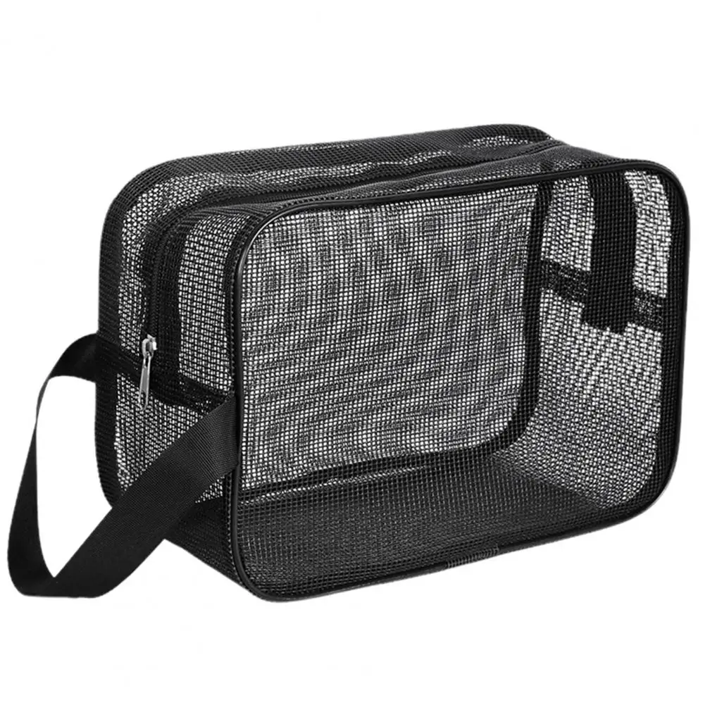 Organized Toiletry Bag Portable Shower Bag Portable Mesh Shower Bag with Capacity Quick-dry Organizer for Toiletries Camping