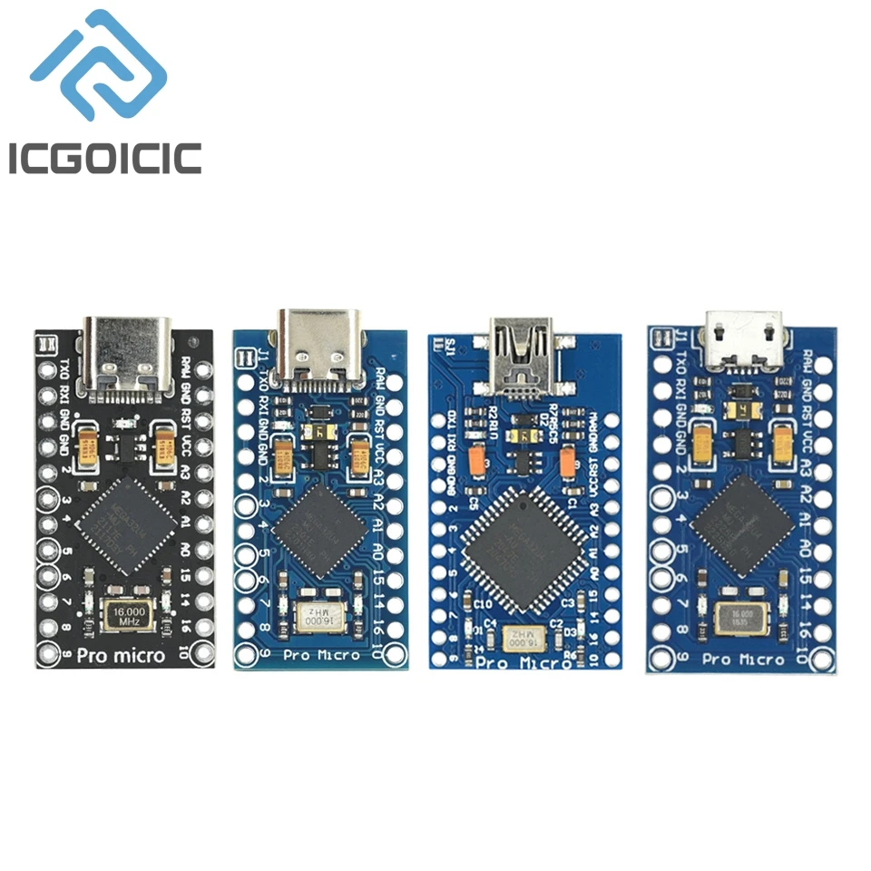 Type-c MICRO USB ATMEGA32U4 Module 5V 16MHz Board For Arduino ATMEGA32U4-AU/MU Controller Pro-Micro Replace Pro Mini